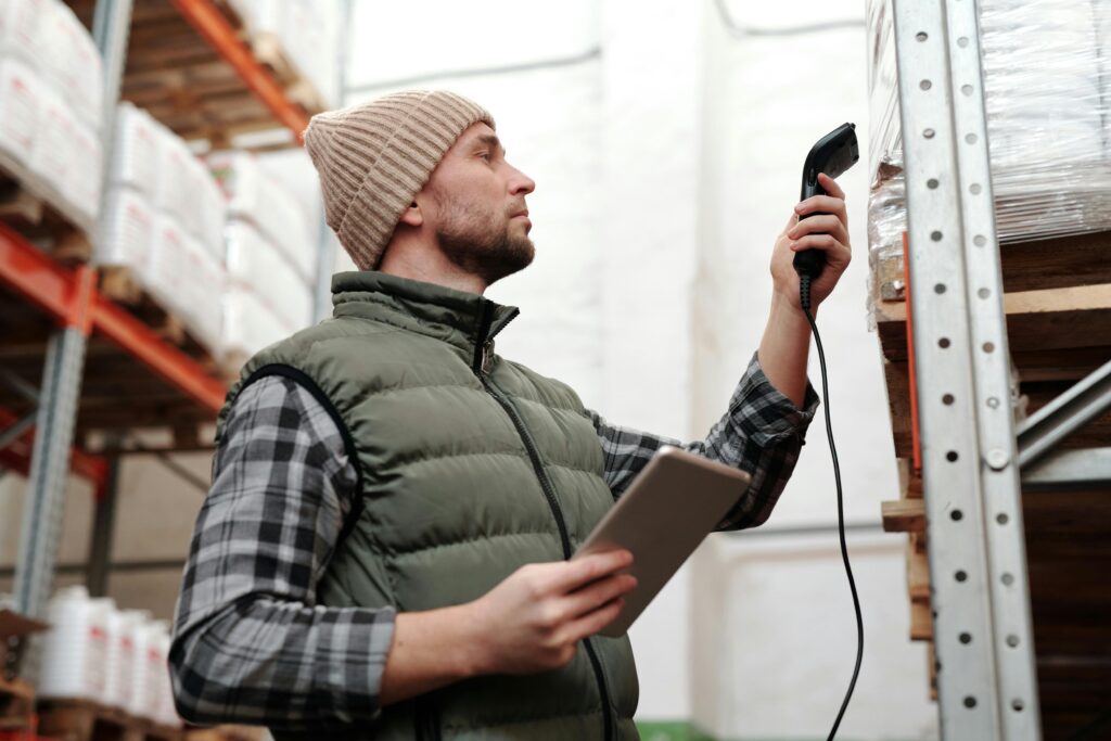 warehouse barcoding system